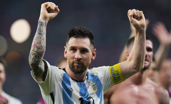 Argentínsky kapitán Lionel Messi na MS 2022 v Katare.