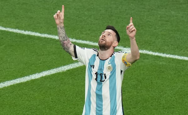 Na snímke argentínsky útočník Lionel Messi.