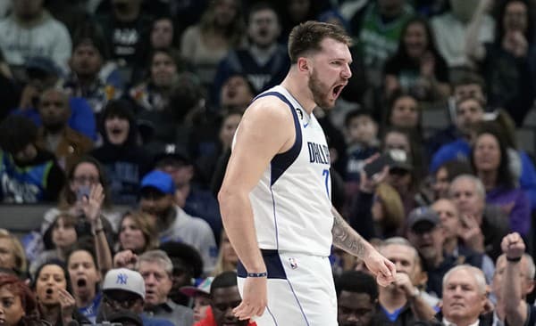 Hráč Dallasu Mavericks Luka Dončič.