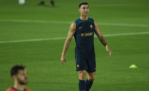 Na snímke portugalský futbalista Cristiano Ronaldo. 