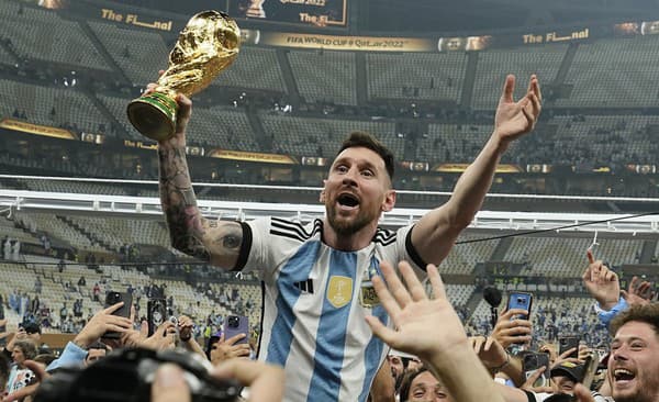 Kapitán Argentíny Lionel Messi sa navždy zapísal do dejín MS. 