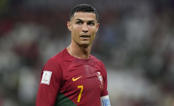 Cristiano Ronaldo v drese Portugalska na MS 2022.