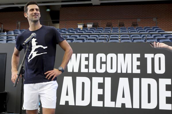 Novak Djokovič sa v Adelaide dočkal vrelého privítania.