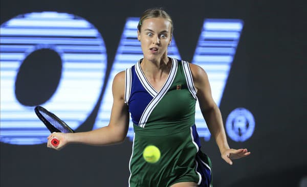 Slovenská tenistka Anna Karolína Schmiedlová.