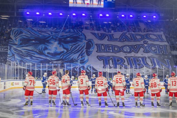 Choreografia fanúšikov Kométy Brno.