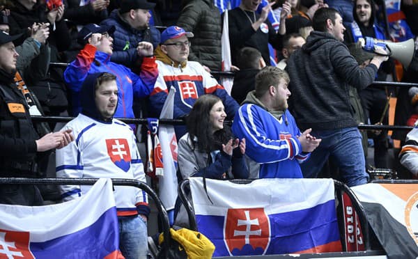Na snímke fanúšikovia počas prípravného zápasu Slovensko - Nemecko.