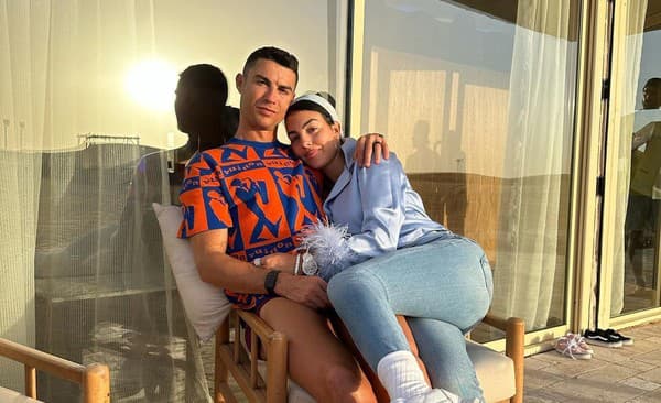 Portugalčan Cristiano Ronaldo a Georgina. 