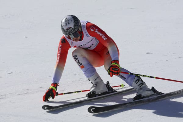 Švajčiarka Wendy Holdenerová na trati.