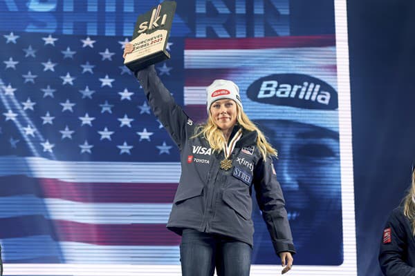 Mikaela Shiffrinová na MS vo Francúzsku.