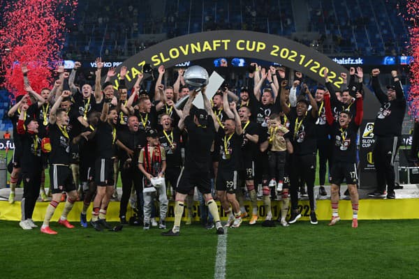 Futbalisti FC Spartak Trnava triumfovali v Slovenskom pohári 2021/2022. 