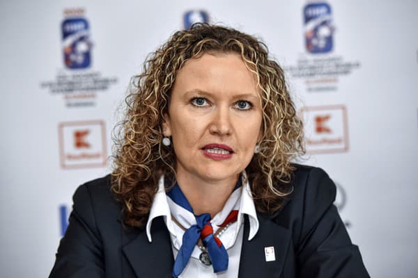 Ľubomíra Kožanová, generálna manažérka slovenských ženských hokejistiek.