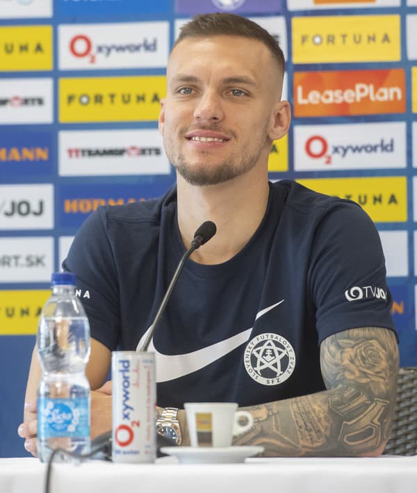 Na snímke slovenský futbalový reprezentant Lukáš Haraslín.