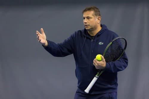 Uznávaný tenisový tréner Vladimír Pláteník.