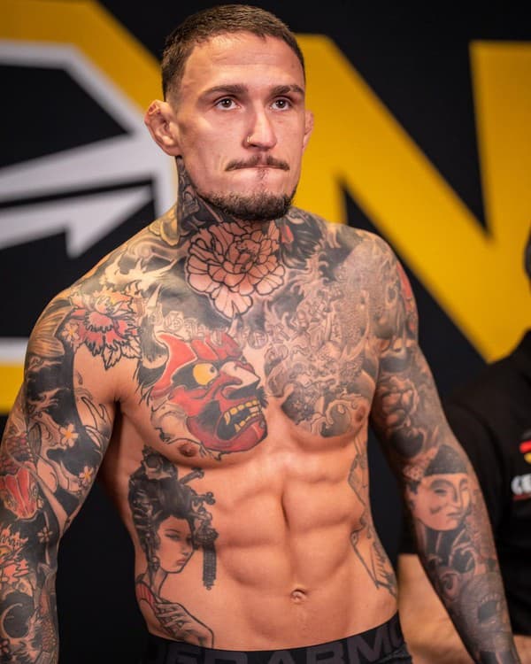 Český MMA zápasník Marek Bartl. 