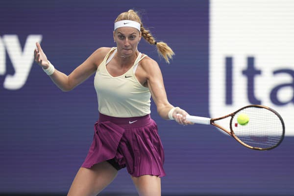 Česká tenistka Petra Kvitová postúpila na turnaji WTA v Miami do finále.