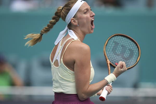 Česká tenistka Petra Kvitová postúpila na turnaji WTA v Miami do finále.