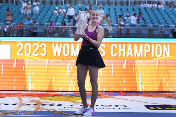 Česká tenistka Petra Kvitová sa stala víťazkou turnaja WTA v Miami