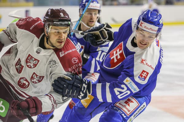 Krišjanis Redlihs (Lotyšsko) a Oliver Okuliar (SR) v zápase na Kaufland Challenge 2021.