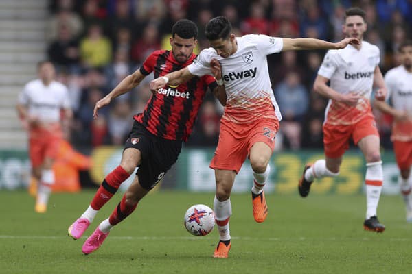 West Ham nedal Bournemouthu žiadnu šancu.