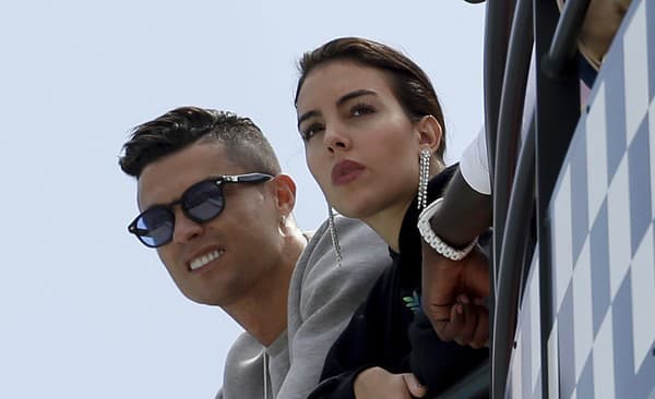 Argentínčanka Georgina Rodriguez a Cristiano Ronaldo. 