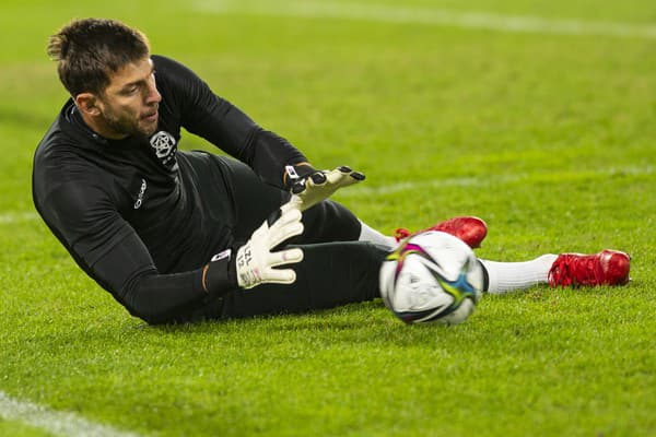 Brankár slovenskej futbalovej reprezentácie Dušan Kuciak.