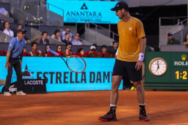 Andy Murray sa v Madride rozlúčil s turnajom už po 1. kole.