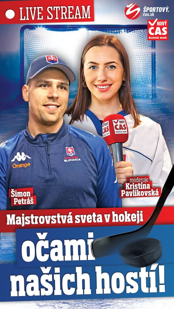 Hosťom Kristíny Pavlikovskej počas zápasu Slovenska s Lotyšskom bude slovenský hokejový reprezentant Šimon Petráš. 