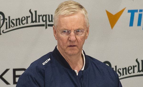 Na snímke tréner českej hokejovej reprezentácie Karl Jalonen.