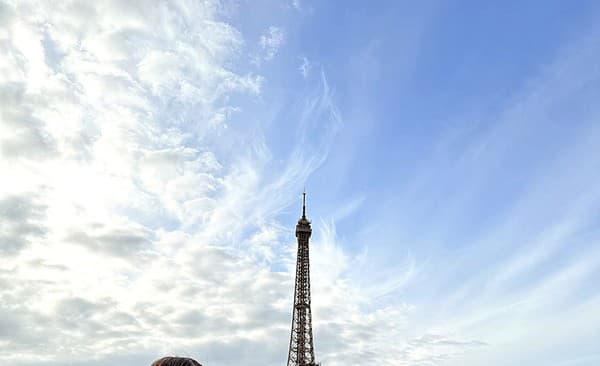 Priateľka Roba Lantošiho Aneta fandí aj na diaľku z Paríža.