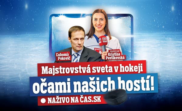 Hosťom Kristíny Pavlikovskej počas zápasu Slovenska s Nórskom bude bývalý slovenský hokejový reprezentant a tréner Ľubomír Pokovič.