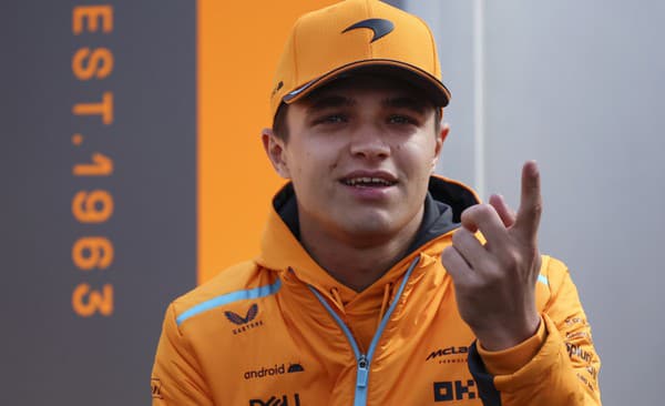 Britský pilot formuly 1 Lando Norris. 