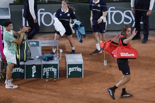 Stefanos Tsitsipas mal po prehre s Alcarazom vysvetlenie.