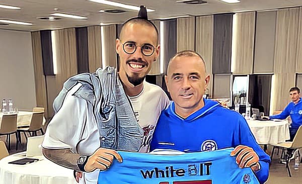 Marek Hamšík a Francesco Calzona.