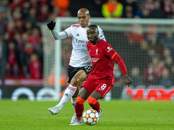 Naby Keita v drese FC Liverpool.