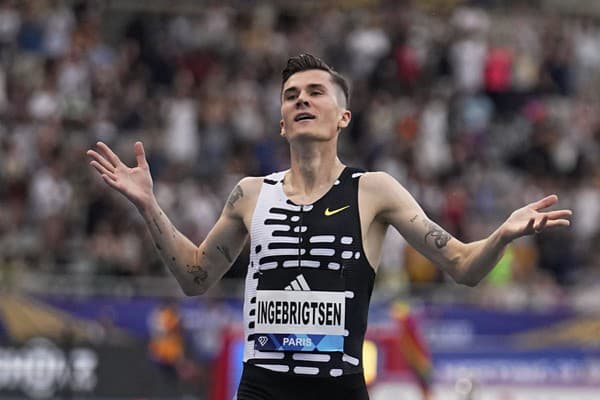 Jakob Ingebrigtsen mal z prekonania svetového rekordu obrovskú radosť.