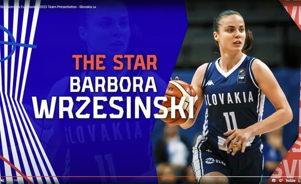 Kapitánka slovenských basketbalistiek Barbora Wrzesinská