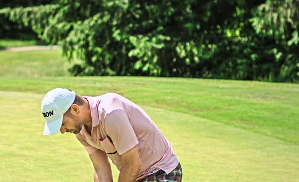 Rastislav Pavlikovský na golfovom turnaji na Táľoch.