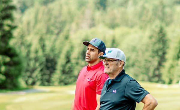 Golfového turnaja na Táľoch sa zúčastnil aj tréner zlatých chlapcov Ján Filc.