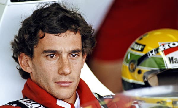 Legendárny Ayrton Senna.