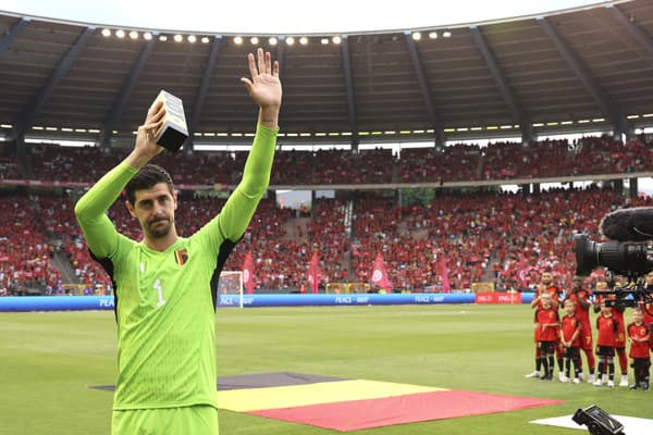 Brankár belgickej futbalovej reprezentácie Thibaut Courtois.