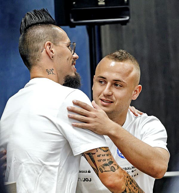 Marek Hamšík a Stano Lobotka. 