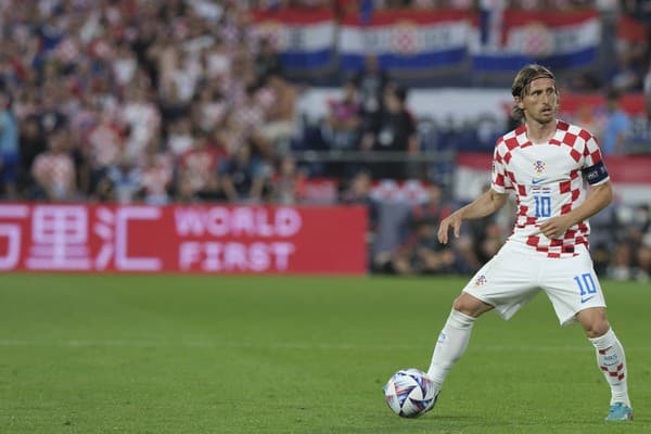 Chorvátsky futbalista Luka Modrič.