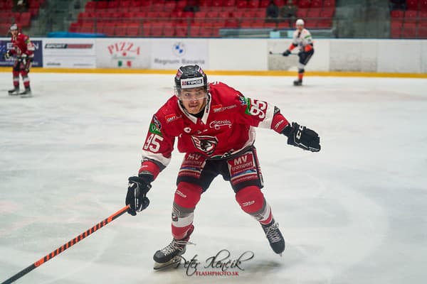 Kevin Jendroľ v poslednej sezóne Tipos extraligy hájil farby Prešova.