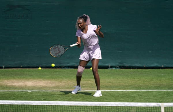 Venus Williamsová počas tréningu pred štartom Wimbledonu.