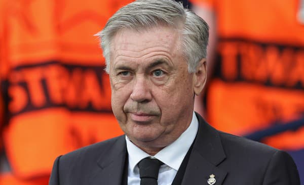 Taliansky tréner Carlo Ancelotti.