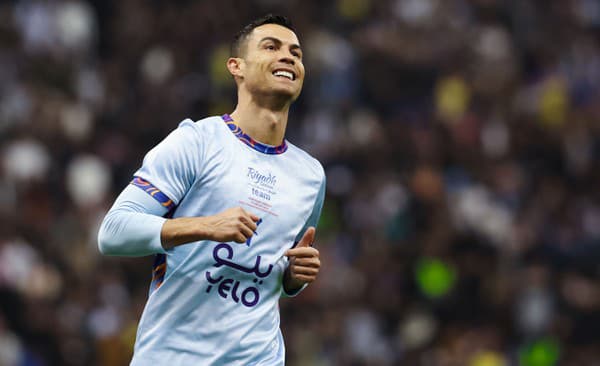 Cristiano Ronaldo v drese saudskoarabského Al-Nassr.