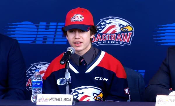 Kanadský útočník Michael Misa sa predstaví na Hlinka Gretzky Cup 2023.