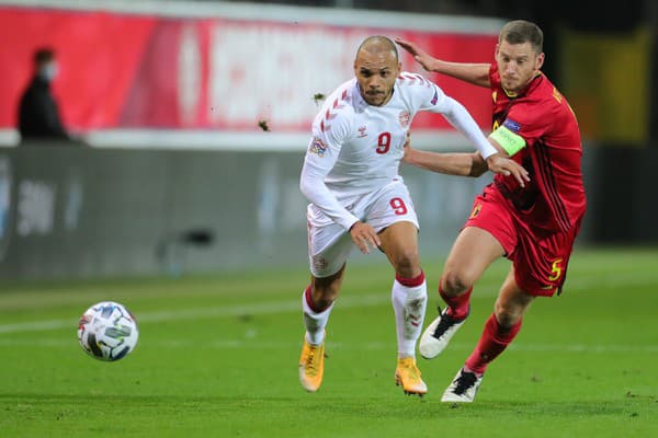 Dánsky futbalista Martin Braithwaite.