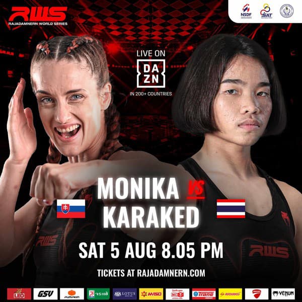 Majsterka sveta v thajskom boxe Monika Chochlíková.