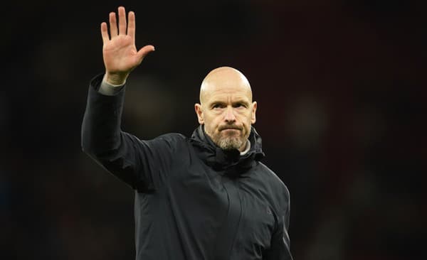 Kouč Manchestru United Erik ten Hag. 